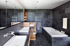 Modern bathroom design can work well in bathrooms ranging from tiny to titanic, but because of the relatively unadorned, seamless aspects of modern design, this style is particularly attractive for homeowners who wish to maximize a smaller bathroom space. 14 Ideas For Modern Style Bathrooms