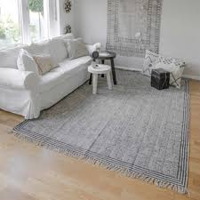 Teppiche Mit Blockprint Boho Stil Dekoration Online Kaufen Boho Wohnzimmer Teppich Teppich Skandinavisch
