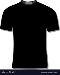 10 Black Tshirt Vector Shirt Template Black Tshirt T Shirt