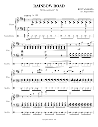 The classic rainbow road from mario kart 64 has finally returned! Rainbow Road From Mario Kart 64 Sheet Music For Piano Snare Drum Mixed Duet Musescore Com