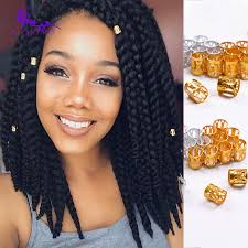 Braids (also referred to as plaits) are a complex hairstyle formed by interlacing three or more strands of hair. Beauty 100pcs Pack Golden And Silver Mixed Dreadlock Beads Adjustable Hair Braid Cuff Clips 8 5mm Hole Micro Ring Dread Beads Dreadlock Beads Dread Beadsdreadlock Beads Adjustable Aliexpress