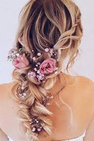 Wedding Hairstyles With Flowers Wedding Planning Ideas Inspiration Wedding Dresses Decor And Lots Mo In 2020 Floral Crown Wedding Hair Styles Bridal Floral Crown