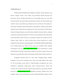 Sebenarnya tindak pidana korupsi tidak melulu harus ada kerugian negara. Doc Esei Soalan 4 Docx Amir Zafran Ahmad Asri Academia Edu