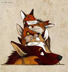 Friends Forever By Culpeo Fox Fox Artwork Fox Art Animal Art