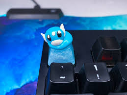 Dratini Pokemon Keycap Handmade Polymer Clay Epoxy Resin Etsy Polymer Clay Handmade Polymer Clay Polymer