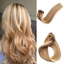 As a general rule, the less you wash hair extensions are a hygienic product and therefore is completely safe to wear right out of the box. Amazon Com Hair Extensions Clip In Real Human Hair Clip On Remy Hair Extensions For Black Women Balayage Golden Brown With 613 Bleach Blonde Highlights Double Weft Full Head Natural 70g 7pcs