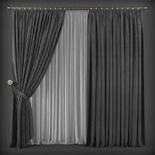Curtain 3d Model 179 3d Model Cortinas Elegantes Para Sala Cortinas Grises Cortinas Para Salas Modernas