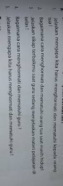 Guru adalah orang yang mengajarkan kita dengan berbagai macam ilmu pengetahuan dan mendidik kita sehingga menjadi orang yang mengerti dan dewasa. Terkini Bagaimana Cara Menghormati Dan Mematuhi Guru