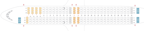 The seating arrangement consists of 12 business and 162 economy seats. Seat Map