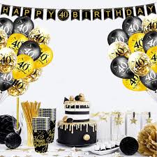 Check spelling or type a new query. Buy 40th Gold Birthday Party Decorations Kit Big 40th Birthday Table Decorations 40 Years Old Party Decorations For Men Women Happy 40th Birthday Banner For Mum Dads Birthday Party Supplies Online In Vietnam B08lg9pqf9