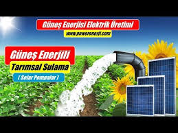 Gunes Enerjili Sulama 220 Volt 380 Volt Dalgic Pompa Youtube