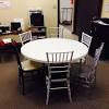 Keep in mind that each person needs about 2 feet of eating space and your table needs to be at least 36 inches wide to allow enough space for food and place settings. 1