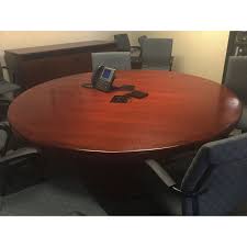 View full product details →. Steelcase Used 72 Inch Round Conference Table Mahogany National Office Interiors And Liquidators