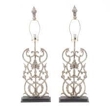 Overstock.com has been visited by 1m+ users in the past month Arhaus Furniture Fielding Cast Iron Table Lamps Ebth