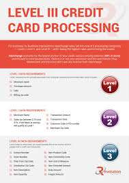 Credit card transactions can fall into 3 different data levels (level 1, level 2, and level 3) and each level requires a certain amount of information to qualify its transactions. Level 3 Processing Archives Revolution Payments
