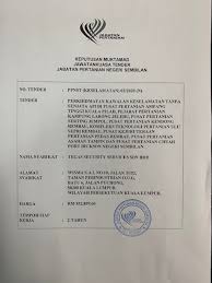Jabatan imigresen wilayah persekutuan, kuala lumpur. Laman Web Rasmi Jabatan Pertanian Keputusan Tender Ppnst Keselamatan 02 2020 N