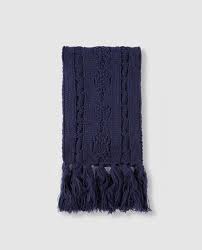 Shop the top 25 most popular 1 at the best prices! Girls Navy Cable Knit Scarf With Lurex Accessories Collection Fashion El Corte Ingles