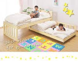 要出典 スライド親子ベッド 木製2段ベッド 収納式 ベッド 2段ベッド 赤ちゃんベッド