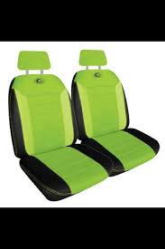 Samurai Seat Covers By Sperling Neon Green