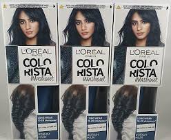If you fall in love with a color during that time, you can continue to add the same shade in your. 3 X L Oreal Paris Colorista Washout Denim Blue Semi Permanent Hair Dye 80ml Eur 13 98 Picclick It