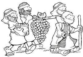 Joshua And 12 Spies Coloring Pages Sunday School Coloring Pages Joshua And Caleb Bible Crafts For Kids