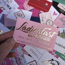 This cosmetology business card template is a free personal business card designs that can be used for cosmetics. Cosmetology Business Cards Gold Foil Business Cards Shaynamade Fancy Business Cards For Successful Entrepreneurs