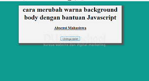 Check spelling or type a new query. Cara Merubah Warna Background Body Dengan Bantuan Javascript