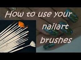 Awesome Nail Striping Brush Tutorial This Tutorial Shows Multiple Free Style Nail Design Techniques Nail Art Brushes Nail Art Kit Nail Brushes