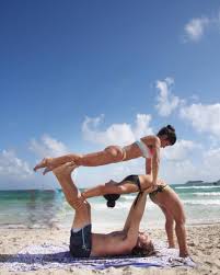 The Impossible Three Person Yoga Poses Yoga Poses For Two Acro Yoga Poses