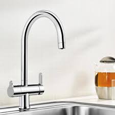 Den perfekten wasserhahn für ihre küche finden. Designer 3 Wege Armatur Blanco Tribus Chrom Vitalbrunnen
