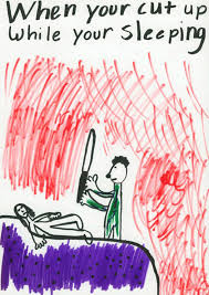 That must be some serious bummer boredom then! 32 Of The Creepiest Children S Drawings Ever Bored Panda