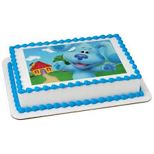 Blues clues birthday, blues clues party, blue's clue's cake topper. Blue S Clues You Blue Edible Cake Topper Image A Birthday Place