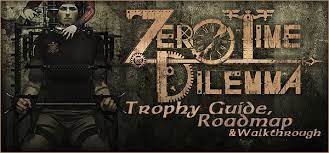 Half of the trophies require the player to complete and collect all quests, cinema files, clear all the. Zero Time Dilemma Trophy Guide Roadmap And Walkthrough Zero Time Dilemma Playstationtrophies Org