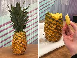 But it doesn't have to be that way. Viral Pineapple Hack Test To Peel Pineapple From Core