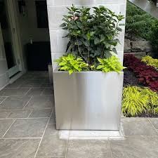 Invest in our durable thick timber designs. Planters Hogtown Metal Fabrication