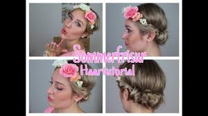 Sie können auch gelten diese prom frisuren ideen für langen haaren auf sich selbst sein. Sommerfrisur Haartutorial Festivalfrisur Blumenhaarband Nicolettinisbeautylounge Youtube