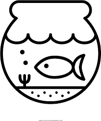 Free, printable coloring pages for adults that are not only fun but extremely relaxing. Fish Bowl Coloring Page Coloring Book Clipart Full Size Clipart 4971493 Pinclipart