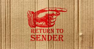 Within the us, using usps delivery and a standard first class letter paid with first class postage, it may be returned. Return To Sender Written By Ricky Hawthorne At Spillwords Com