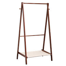 This appealing strong and multifunctional garments rack is an ideal answer for you to store caps, ties, scarves, packs, coats, sweaters, shoes, and even. Ibuyke Wooden Garment Racks Foldable Pine Clothes Laundry Rack With 1 Tier Storage Shelves And 4 Coat Hooks A Frame Design Garment Stand For Entryway And Bed Room Brown Urf 1027 Buy Online In Bahamas