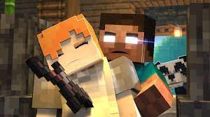 Stuck In Minecraft - Alex & Steve Life - YouTube