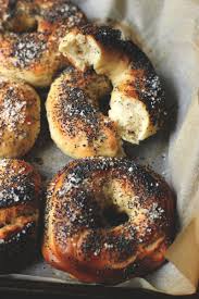 Sea Salt Poppy Seed Bagels The Sugar Hit Poppy Seed Bagels Food Savoury Baking
