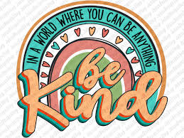 Be Kind Png Be Kind Clipart Be Kind Rainbow Png Colorful Be Etsy In 2021 Rainbow Png Clip Art Shop Design