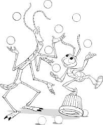 Little bugs coloring pages for kids. A Bugs Life Coloring Pages Coloring Home