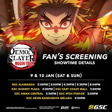 Golden screen cinema (gsc) mempelawa warganegara malaysia yang berkelayakan dan memenuhi syarat untuk menjadi sebahagian daripada syarikat terkemuka di malaysia iaitu gsc. Gsc Here Are The Showtimes For Demonslayer Fan S Facebook