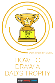 ▽ visit to my channel : How To Draw A Dad S Trophy Really Easy Drawing Tutorial
