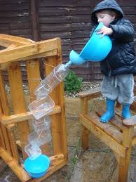 Wasserfall Aus Plastikflaschen Bauen Kinder Basteln Diy Basteln Mit Kindern Kreative Ideen