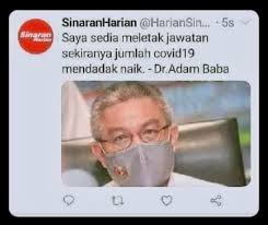 Adham baba sedia letak jawatan. Sue D Cruz Suedcruz Twitter