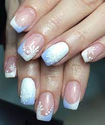 winter nagelideen weihnachtsnagel fingernagel