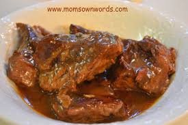 You can cook a roast in a crockpot without browning it, but the meat is more flavorful and appealing if sear it first. Slow Cooker Pot Roast Recipe W Campbell S Golden Mushroom Soup Moms Own Words Slow Cooker Pot Roast Recipes Pot Roast Recipes Pot Roast Slow Cooker