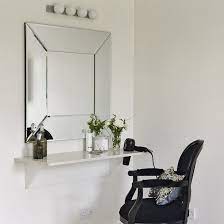 Pin By Jocelyn Norton On Dressing Room Wall Mounted Dressing Table Glamourous Bedroom Small Dressing Table Mount a small shelf, or use one bar stool with a hanging mirror, and you'll have a nice and useful vanity.